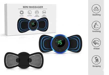 Digital mini massager mode display USB charging strength diagram