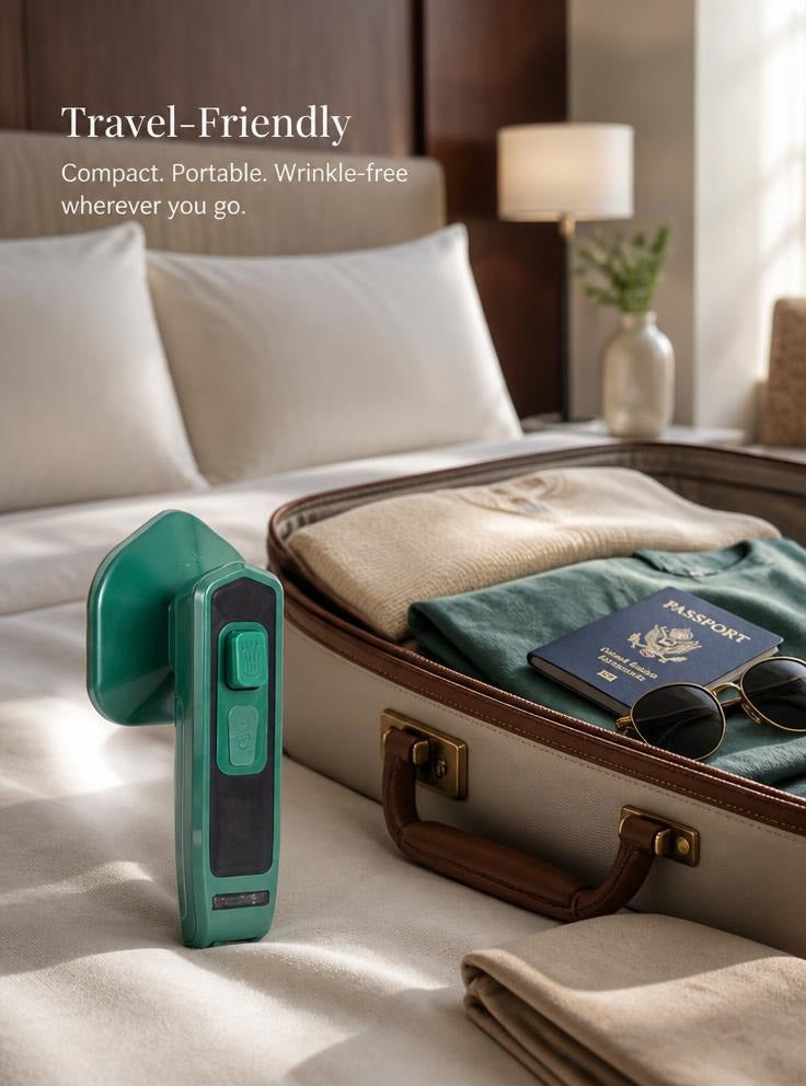 Mini Steam Iron – Powerful Steam Fast Wrinkle Removal