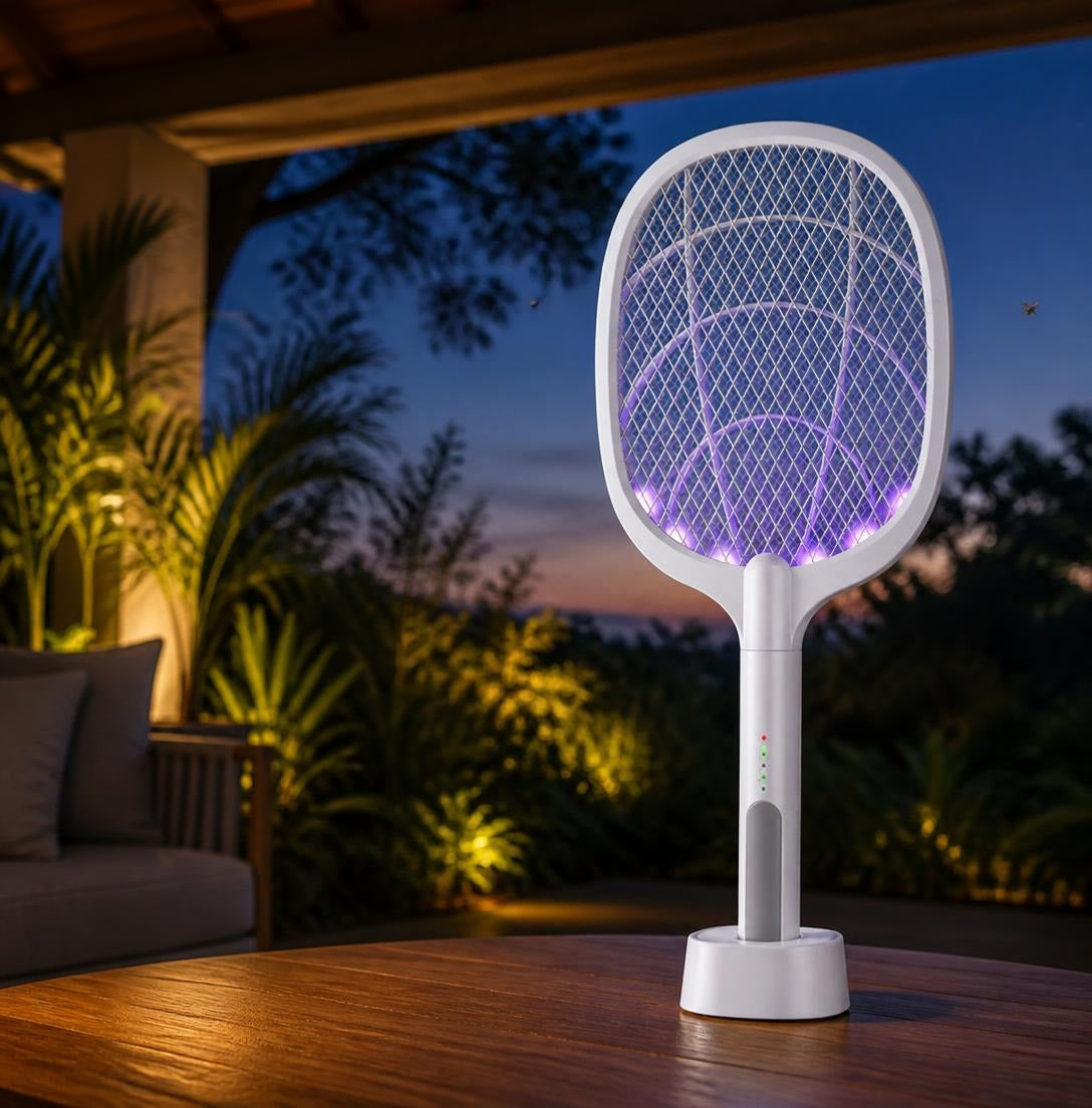 iMirror mosquito killer racket with packaging box