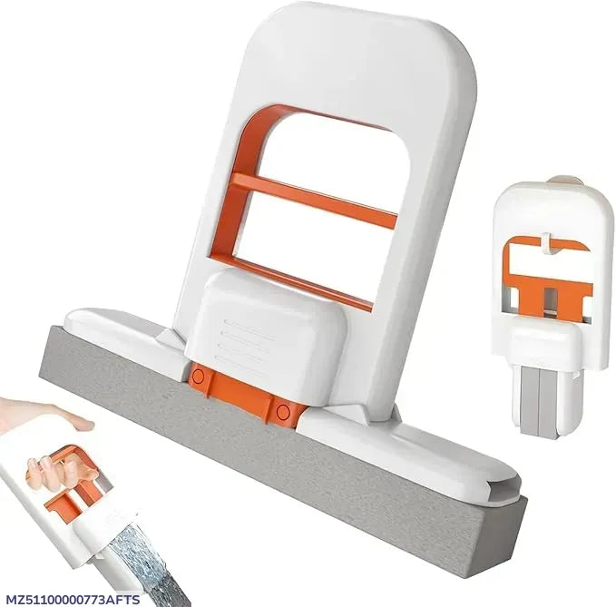 Mini Folding Mop – Self-Squeeze & 180° Rotating