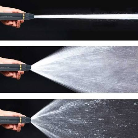 3 spray modes jet fan wide adjustable water nozzle car wash