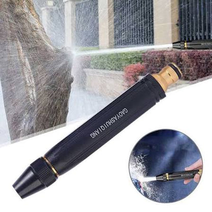 High pressure spray nozzle metal black gold jet stream wall cleaning